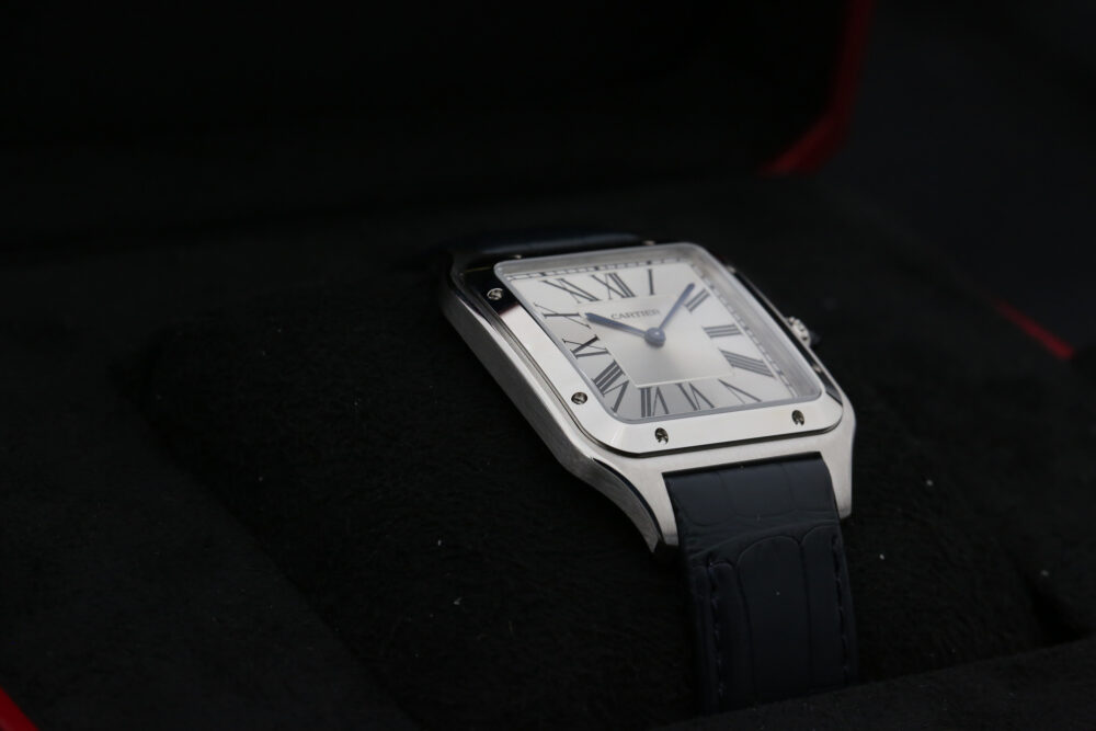 Cartier WSSA0032 Silver Sunray SANTOS DUMONT  2025 Extra Large - Image 5