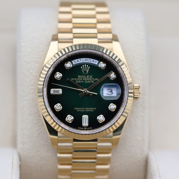 Rolex 128238 Green Ombre DAY-DATE 36mm 2021