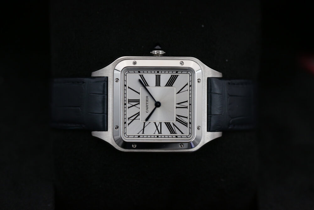 Cartier WSSA0032 Silver Sunray SANTOS DUMONT  2025 Extra Large - Image 3