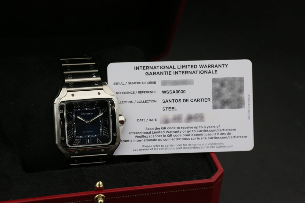 Cartier WSSA0030 Blue DE SANTOS  40mm 2023 - Image 5